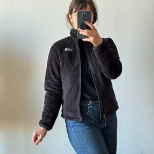NORTHFACE Black Zip-up Fleece Jacket